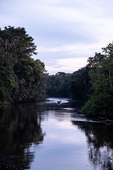 The river at dusk